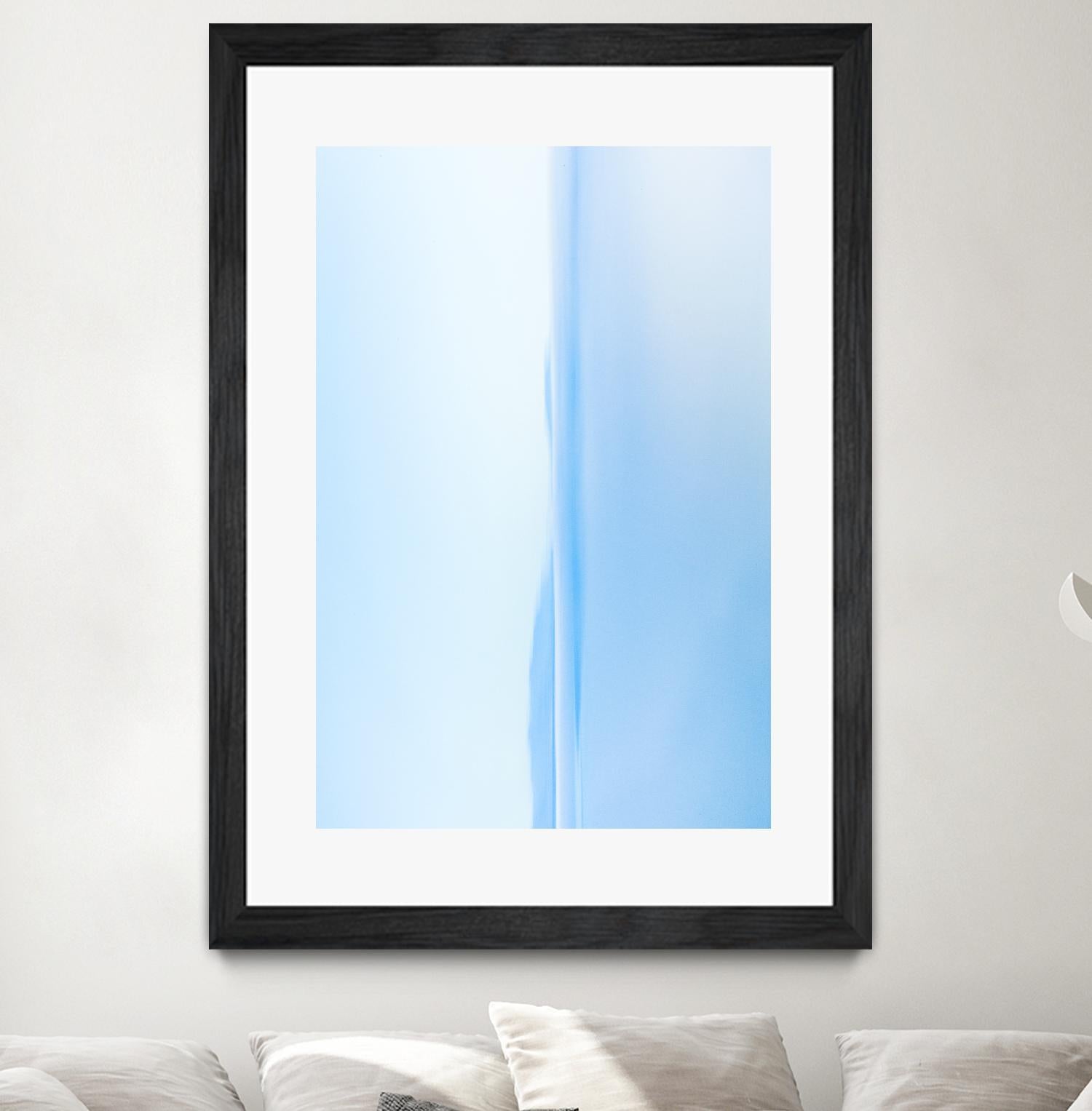 Daydreaming in Blue by Melissa McClain on GIANT ART - blue abstract