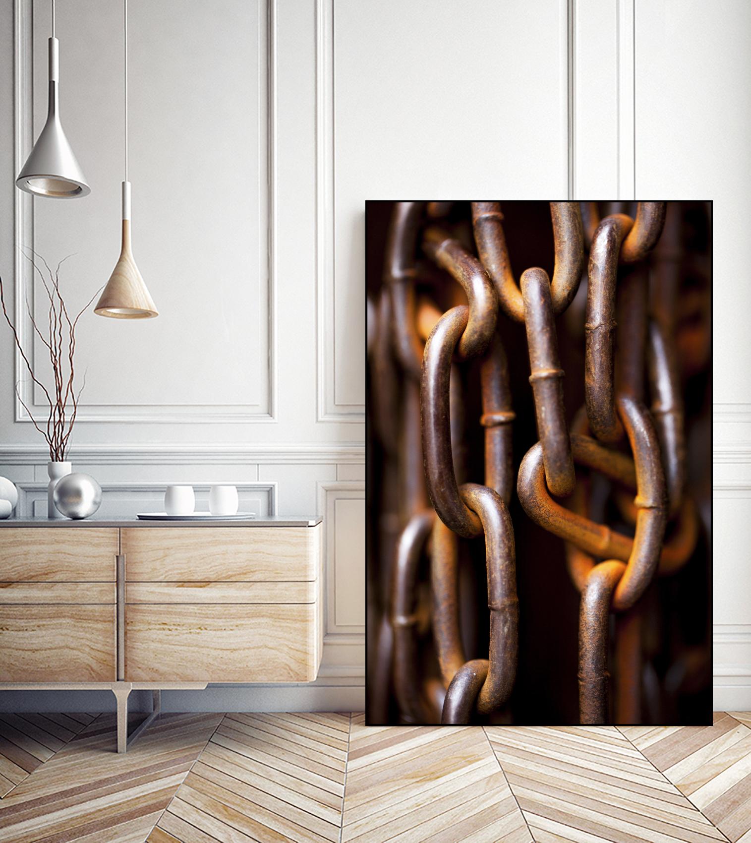 In Chains by Melissa McClain on GIANT ART - rust photo art