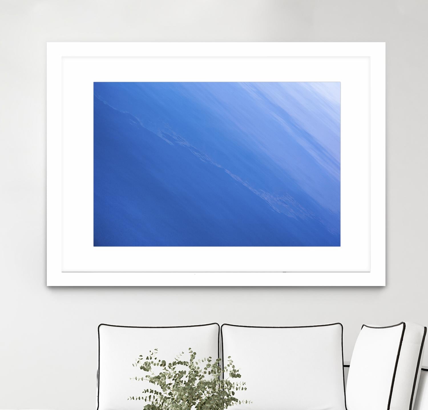 Sea of Blue by Melissa McClain on GIANT ART - blue abstract