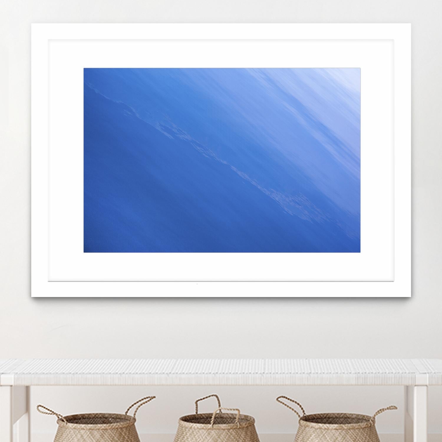 Sea of Blue by Melissa McClain on GIANT ART - blue abstract