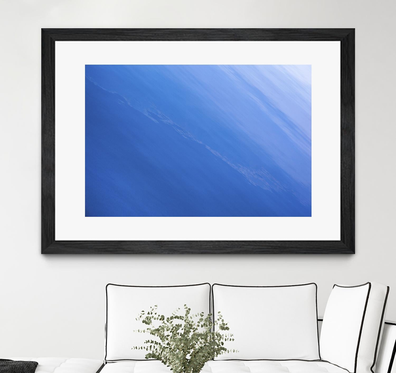 Sea of Blue by Melissa McClain on GIANT ART - blue abstract