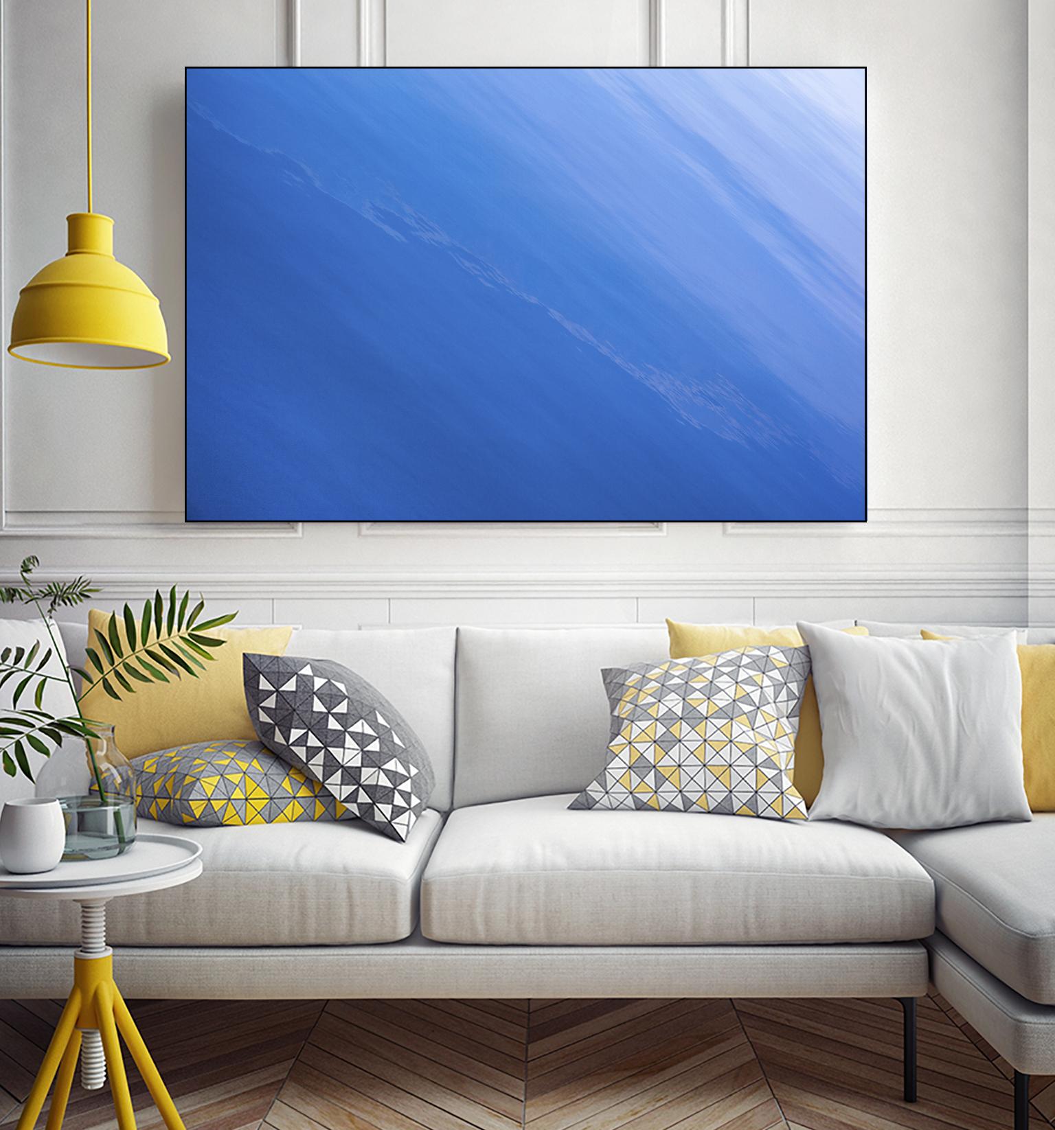 Sea of Blue by Melissa McClain on GIANT ART - blue abstract