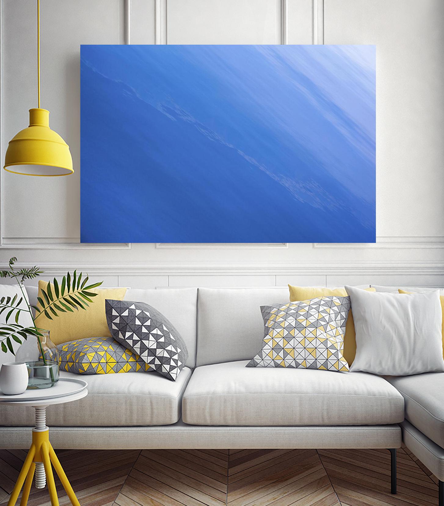 Sea of Blue by Melissa McClain on GIANT ART - blue abstract