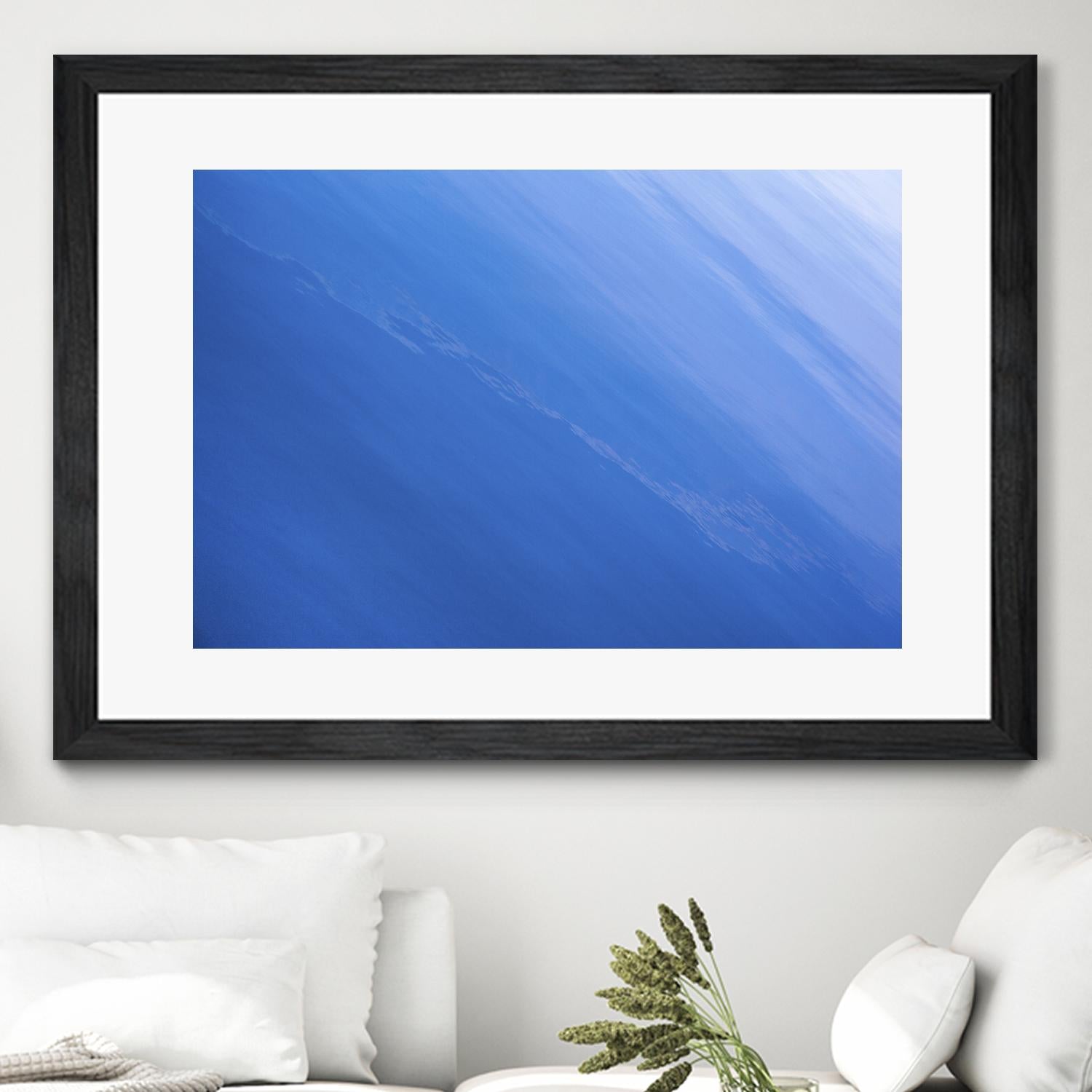 Sea of Blue by Melissa McClain on GIANT ART - blue abstract