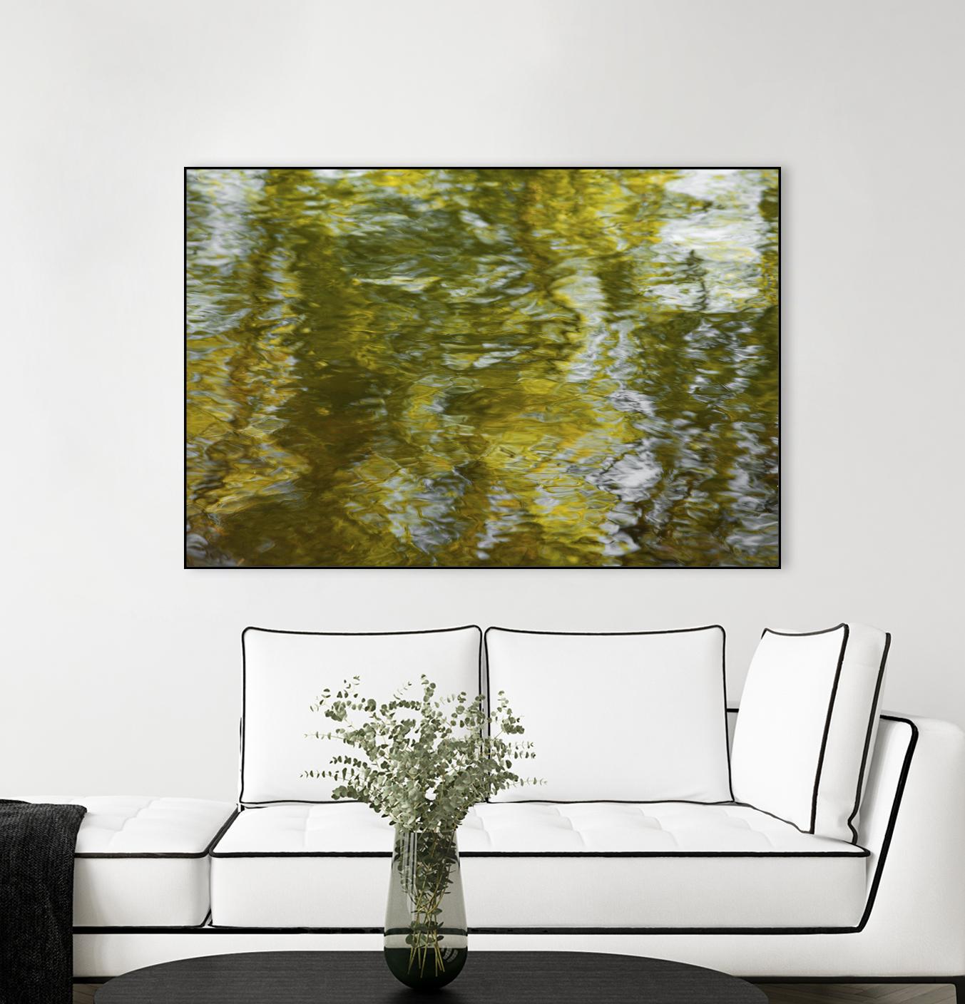 Morning Pond by Melissa McClain on GIANT ART - grey abstract