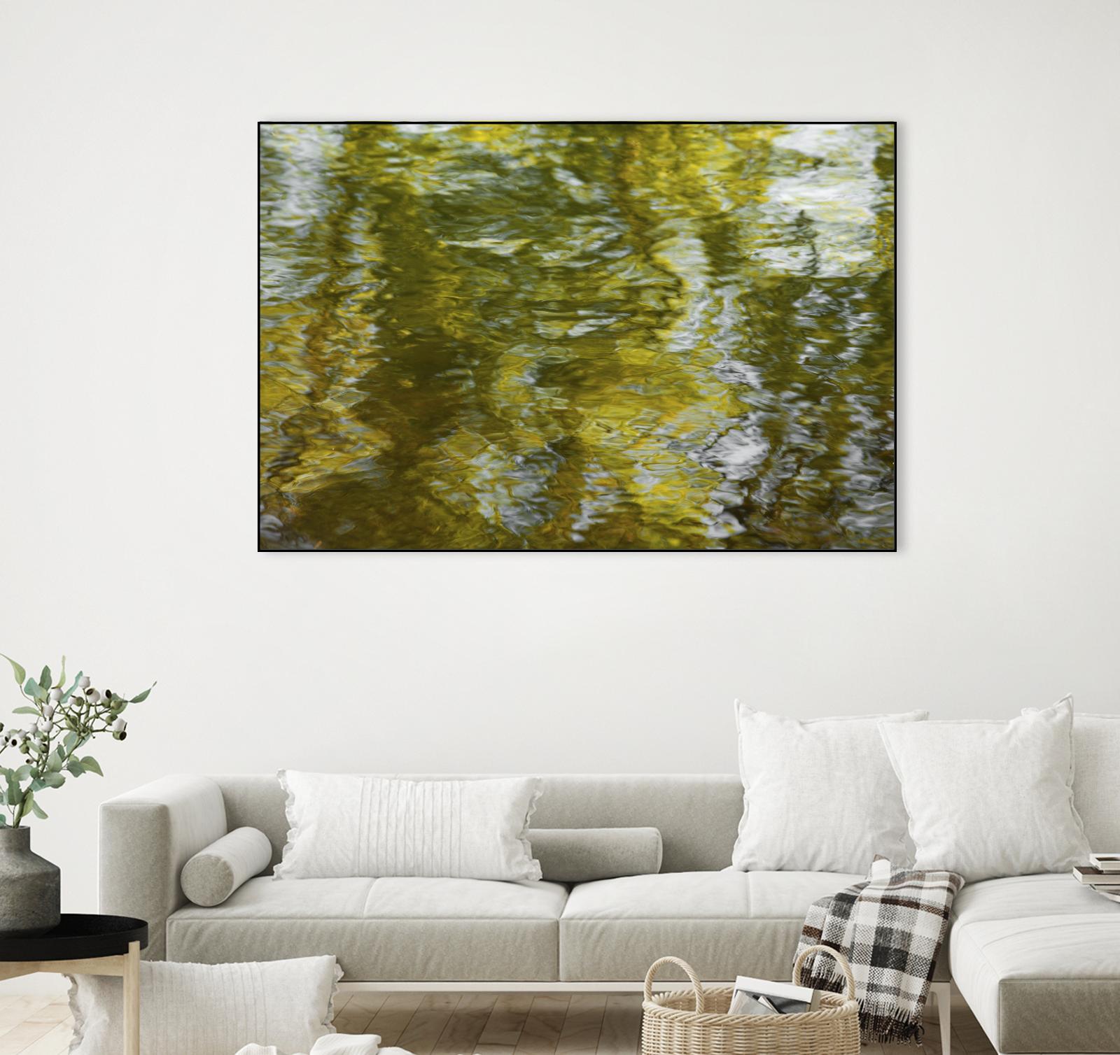 Morning Pond by Melissa McClain on GIANT ART - grey abstract