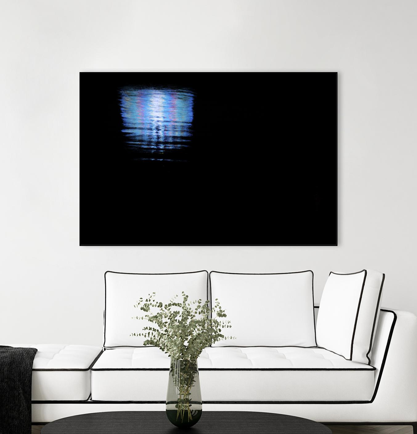 Midnight Blue by Melissa McClain on GIANT ART - blue abstract