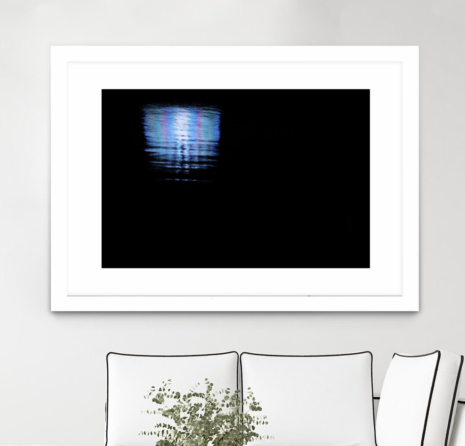 Midnight Blue by Melissa McClain on GIANT ART - blue abstract