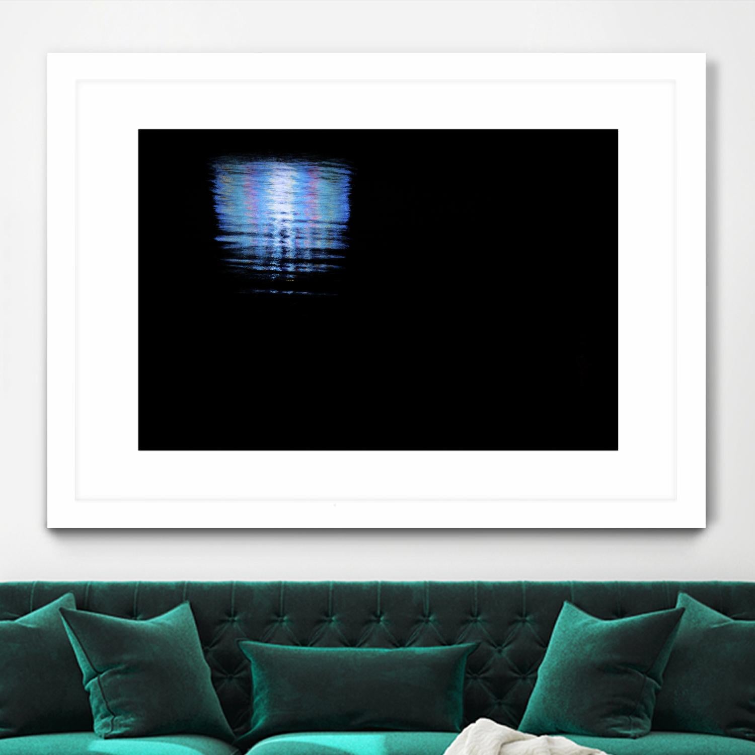 Midnight Blue by Melissa McClain on GIANT ART - blue abstract