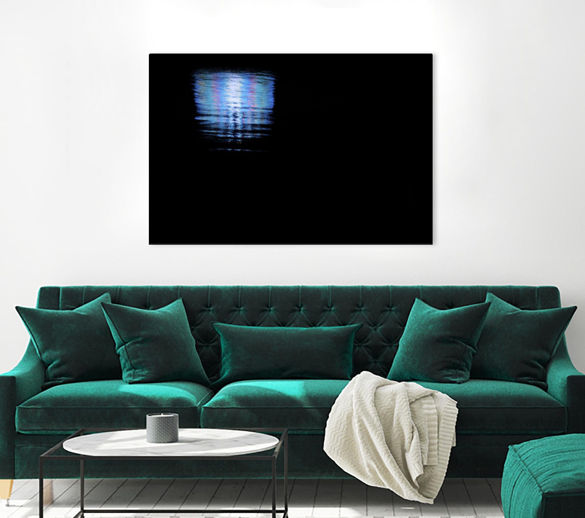 Midnight Blue by Melissa McClain on GIANT ART - blue abstract