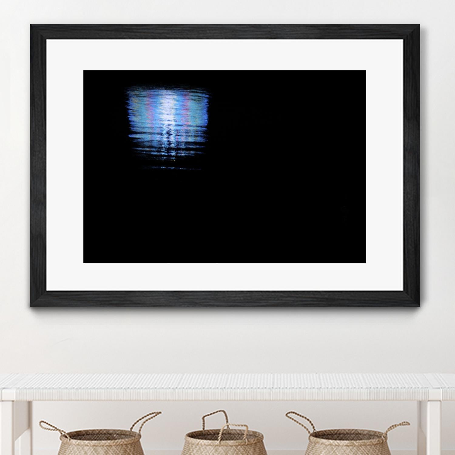 Midnight Blue by Melissa McClain on GIANT ART - blue abstract