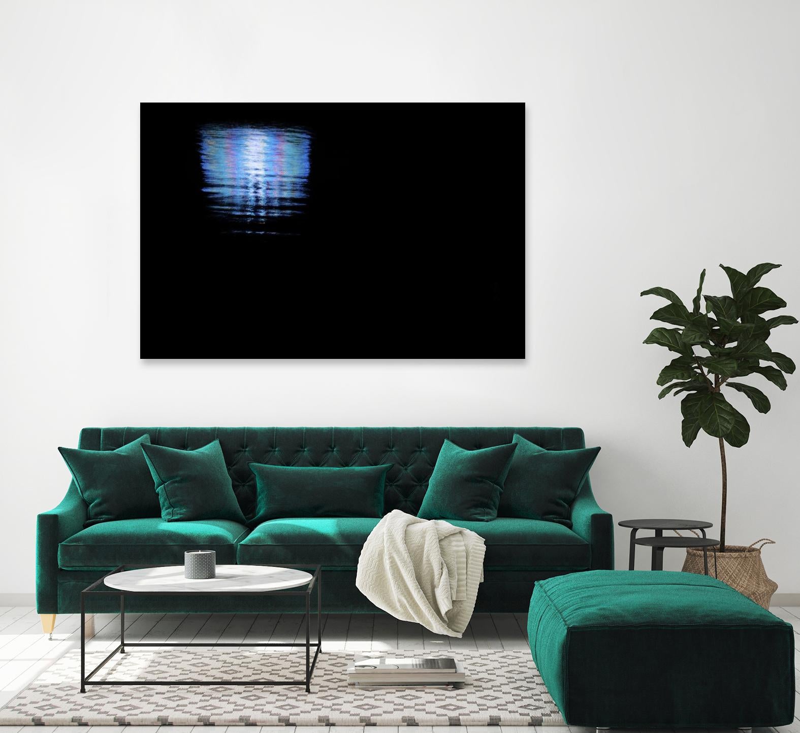 Midnight Blue by Melissa McClain on GIANT ART - blue abstract