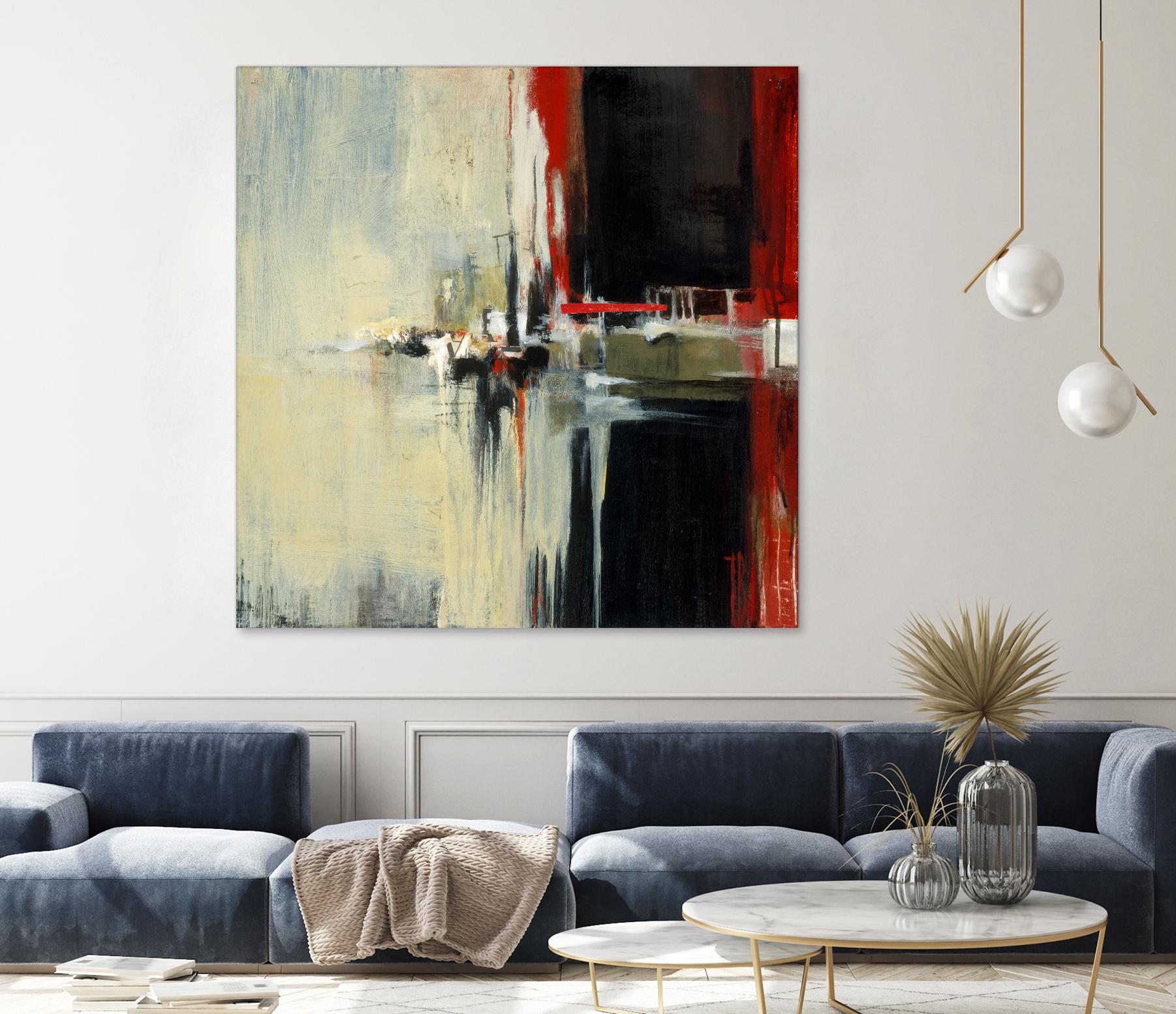 In the Reflexion by Terri Burris on GIANT ART - black abstract