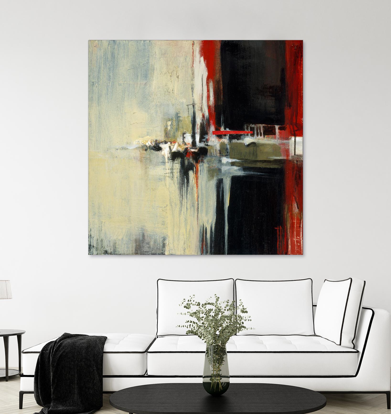 In the Reflexion by Terri Burris on GIANT ART - black abstract
