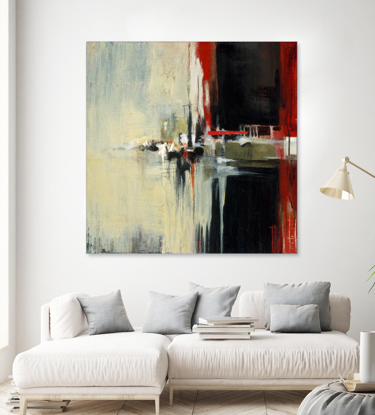 In the Reflexion by Terri Burris on GIANT ART - black abstract