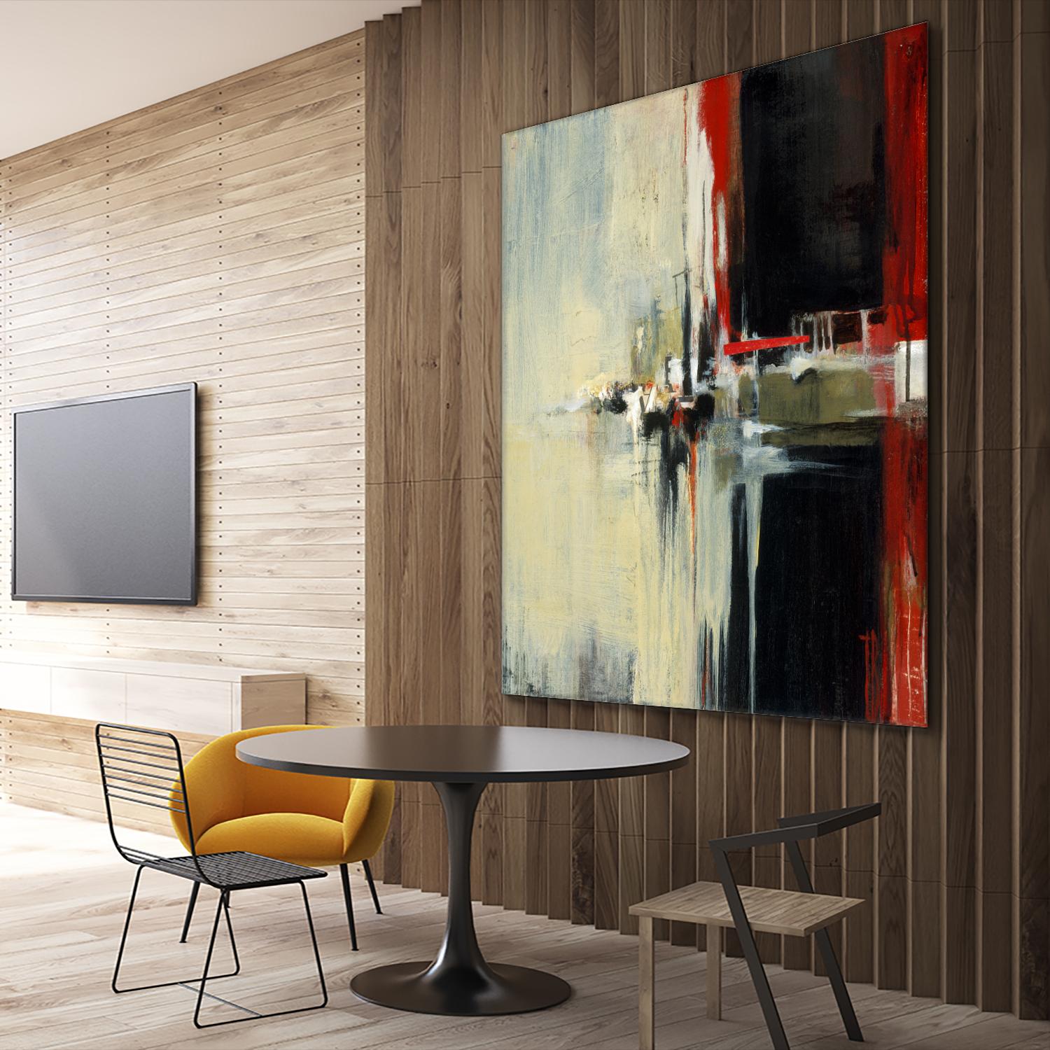 In the Reflexion by Terri Burris on GIANT ART - black abstract