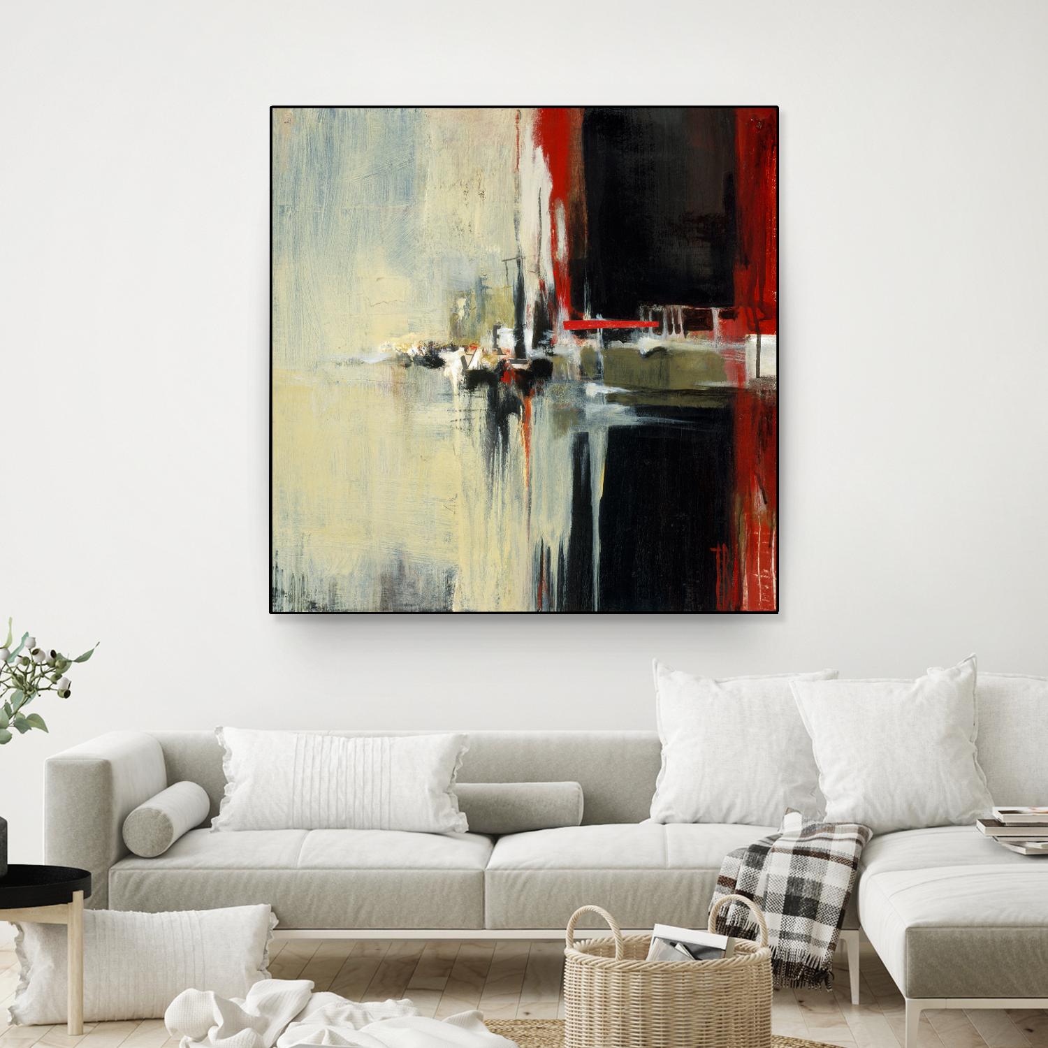 In the Reflexion by Terri Burris on GIANT ART - black abstract