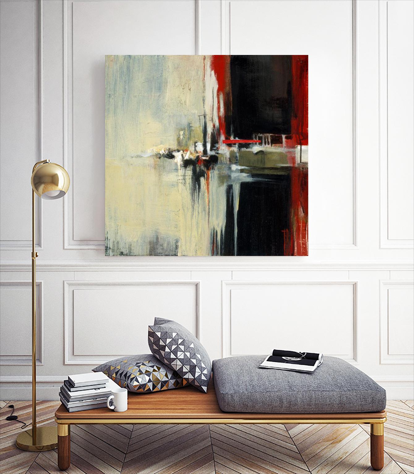 In the Reflexion by Terri Burris on GIANT ART - black abstract