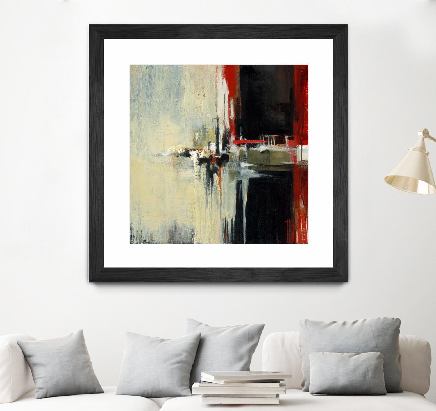 In the Reflexion by Terri Burris on GIANT ART - black abstract