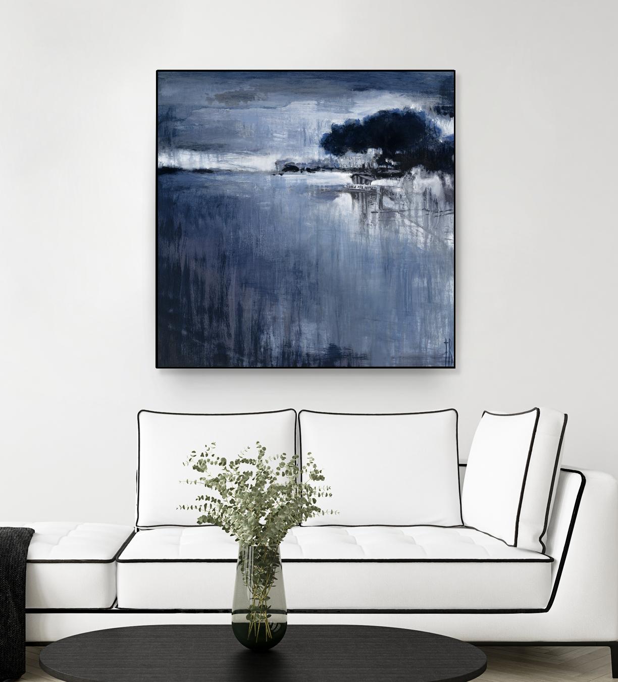 Cambria Fields by Terri Burris on GIANT ART - white abstract