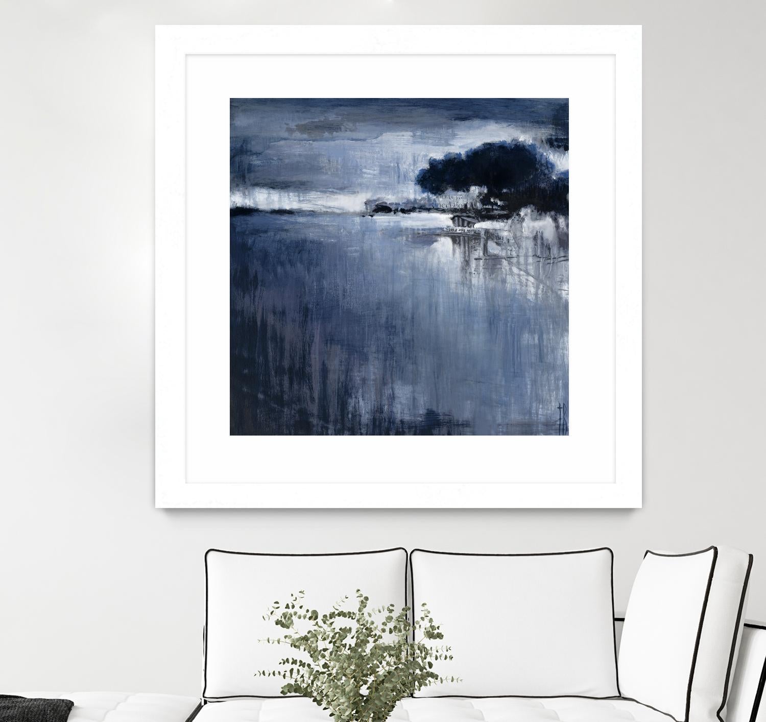 Cambria Fields by Terri Burris on GIANT ART - white abstract