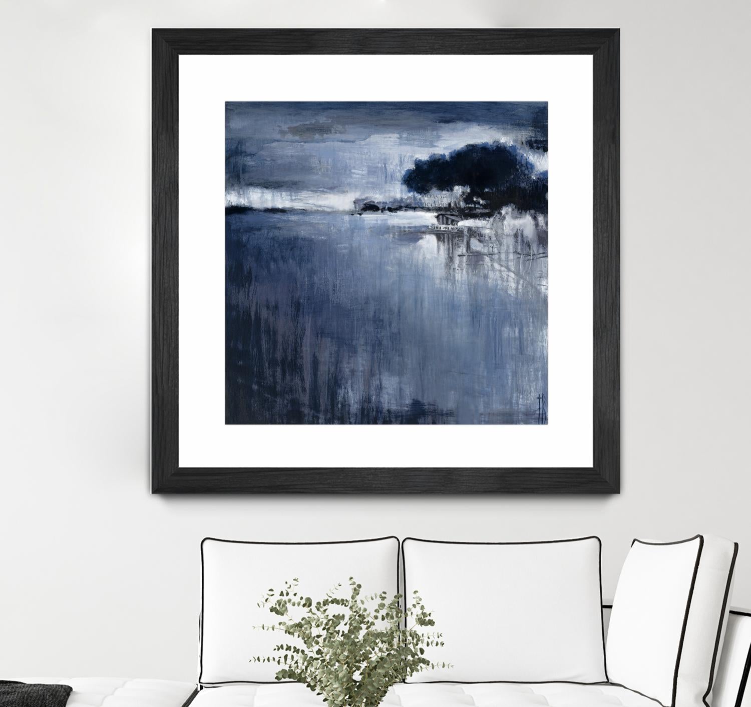 Cambria Fields by Terri Burris on GIANT ART - white abstract