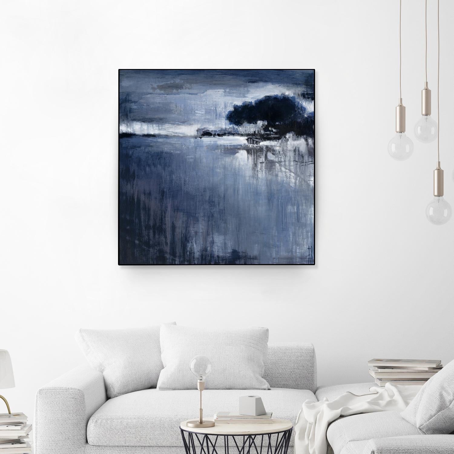 Cambria Fields by Terri Burris on GIANT ART - white abstract