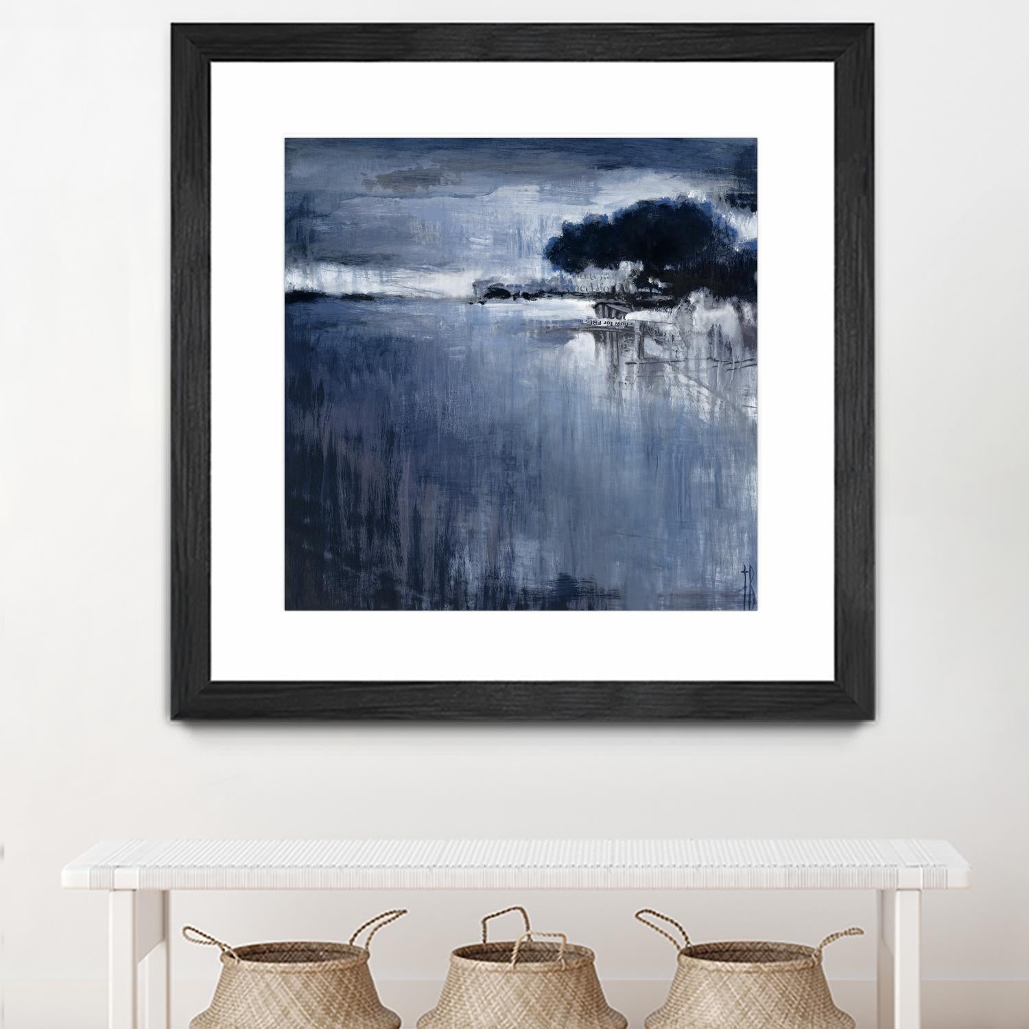 Cambria Fields by Terri Burris on GIANT ART - white abstract