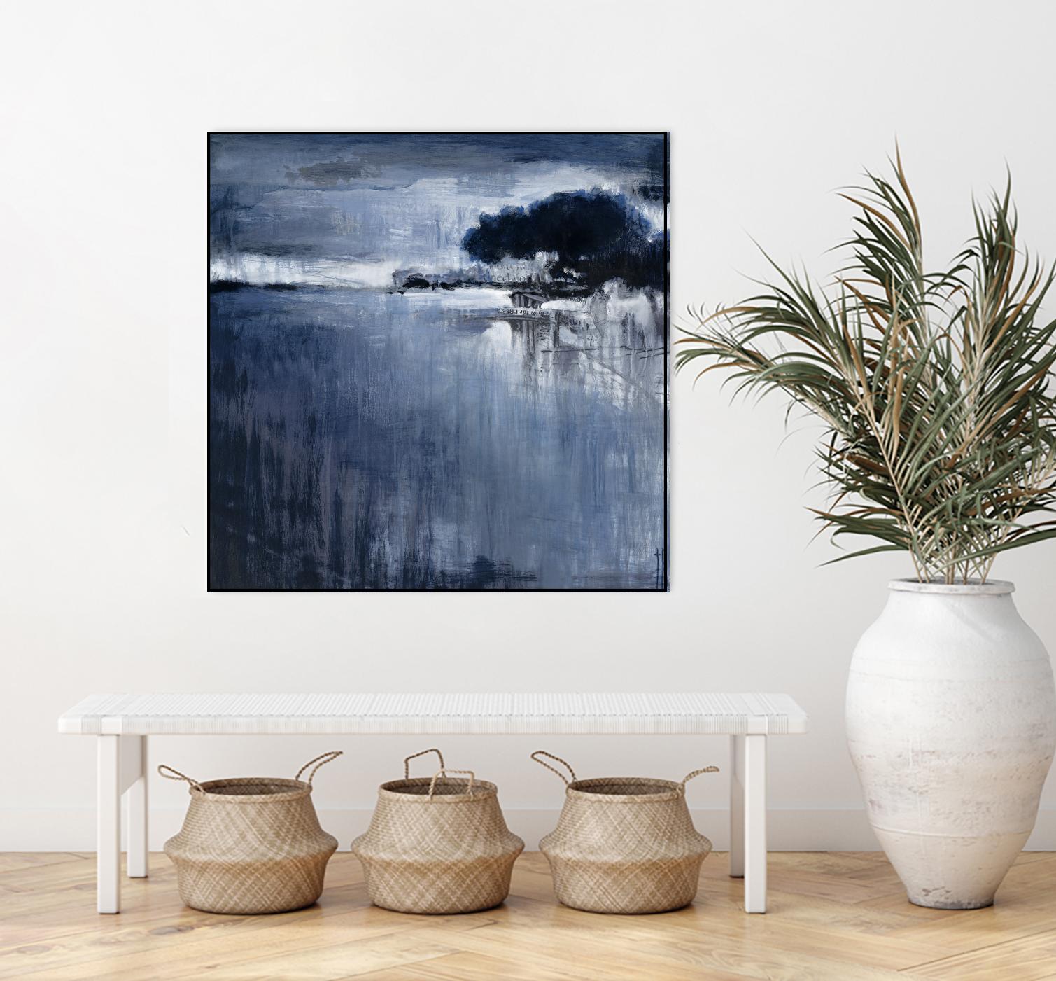 Cambria Fields by Terri Burris on GIANT ART - white abstract