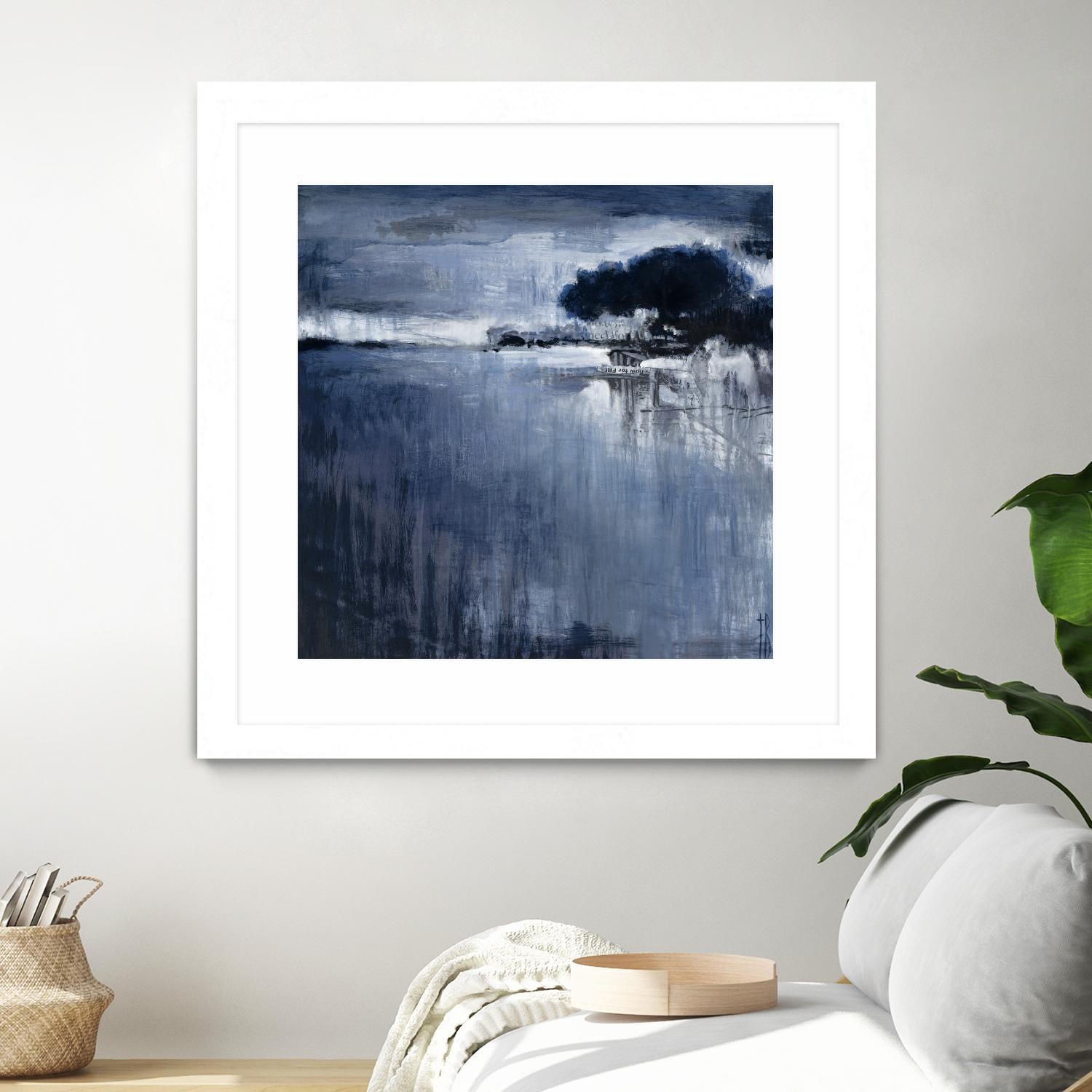 Cambria Fields by Terri Burris on GIANT ART - white abstract