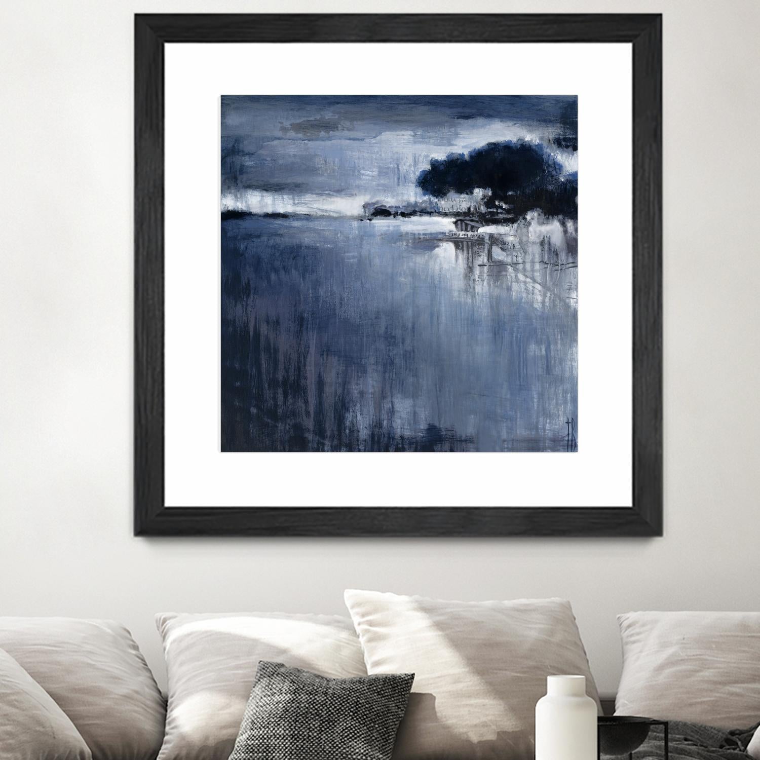 Cambria Fields by Terri Burris on GIANT ART - white abstract