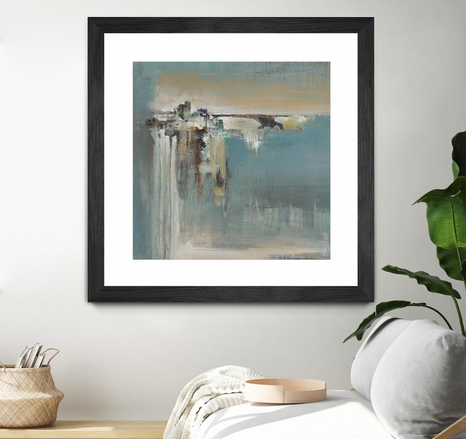 Fragmented Fields by Terri Burris on GIANT ART - grey abstract