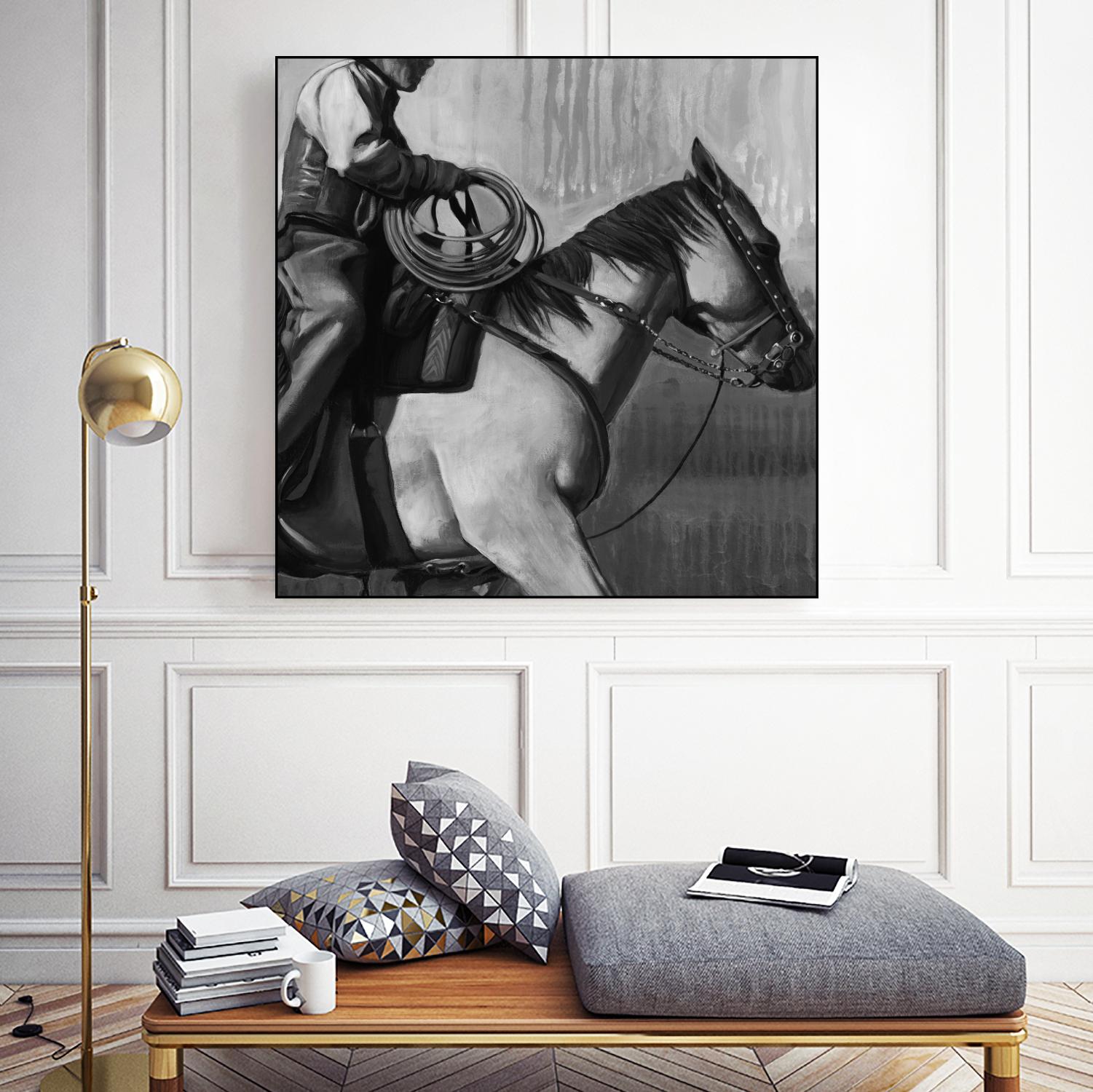 The Search by Stacey D'aguiar on GIANT ART - black animals