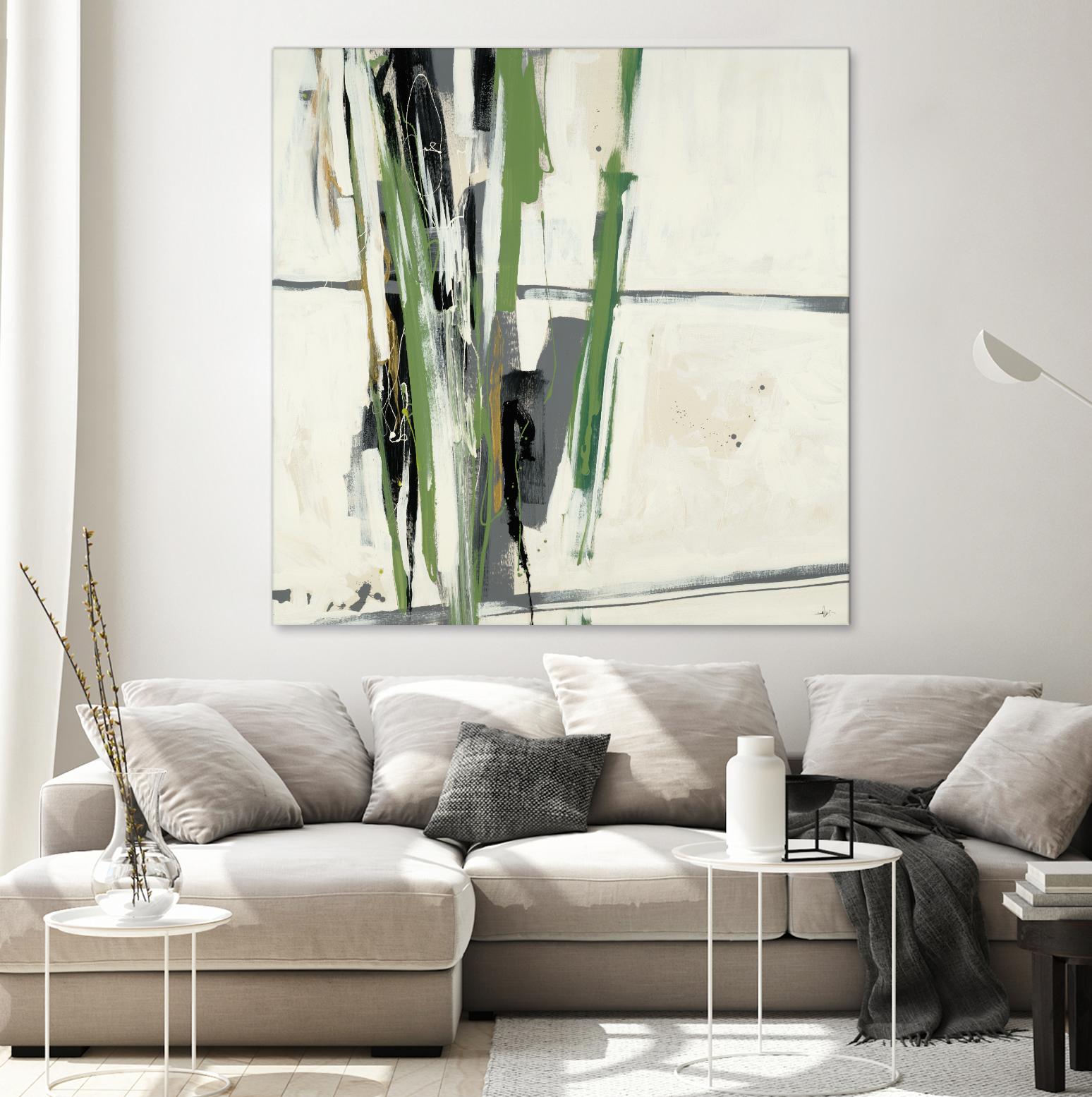 Through the Trees by KC Haxton on GIANT ART - grey abstract