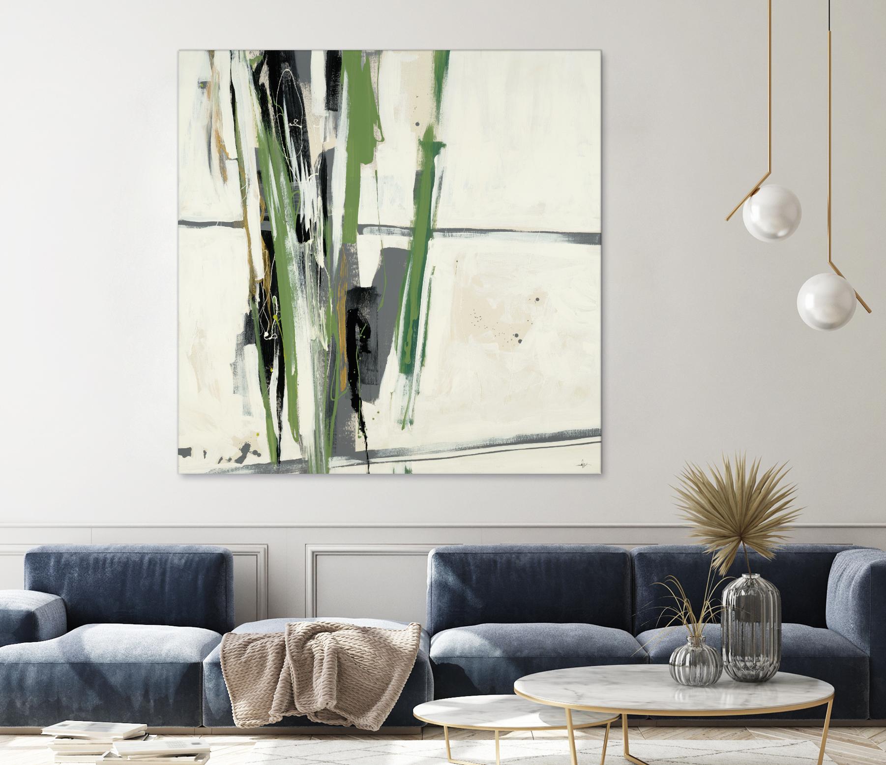 Through the Trees by KC Haxton on GIANT ART - grey abstract