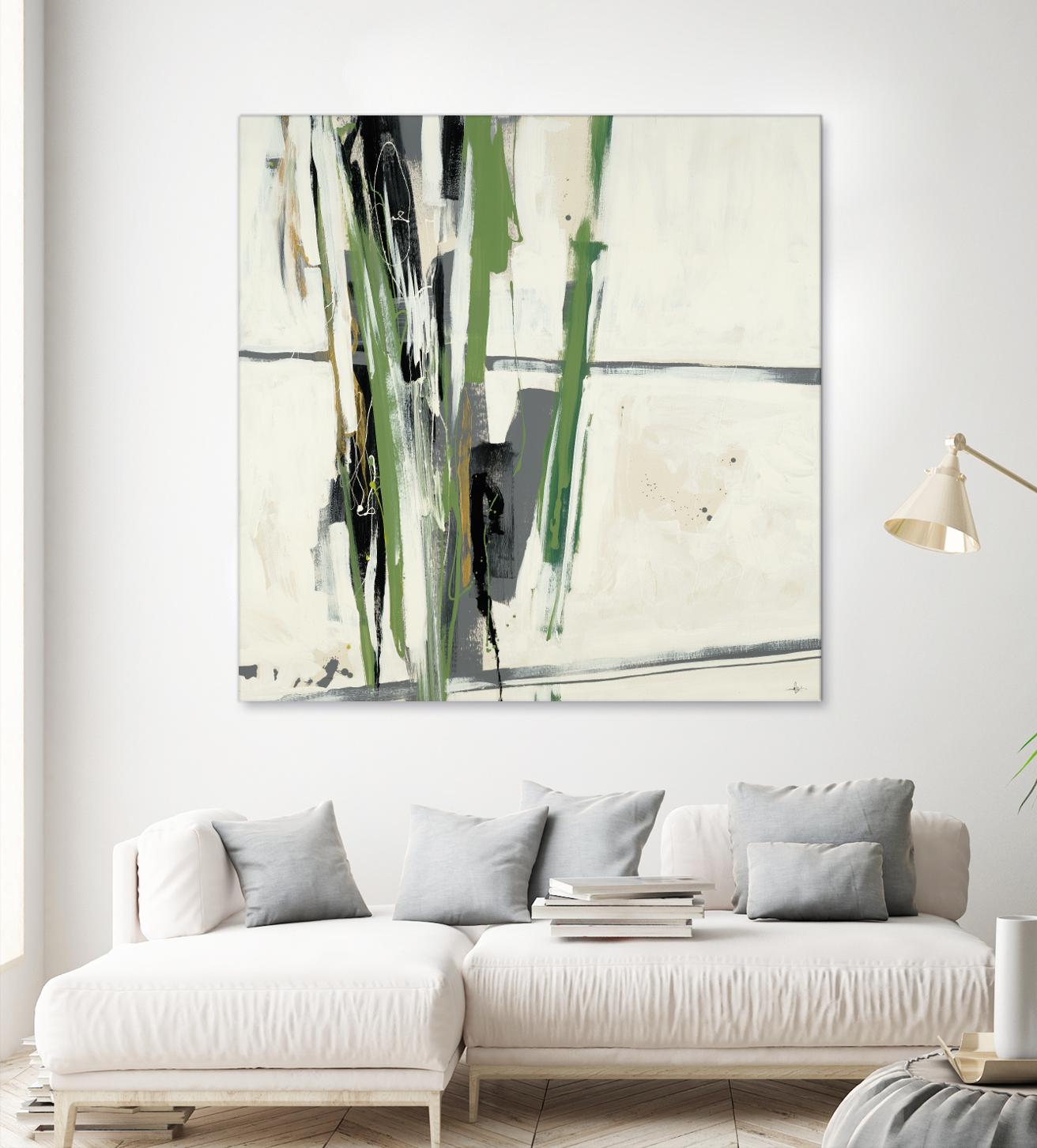 Through the Trees by KC Haxton on GIANT ART - grey abstract