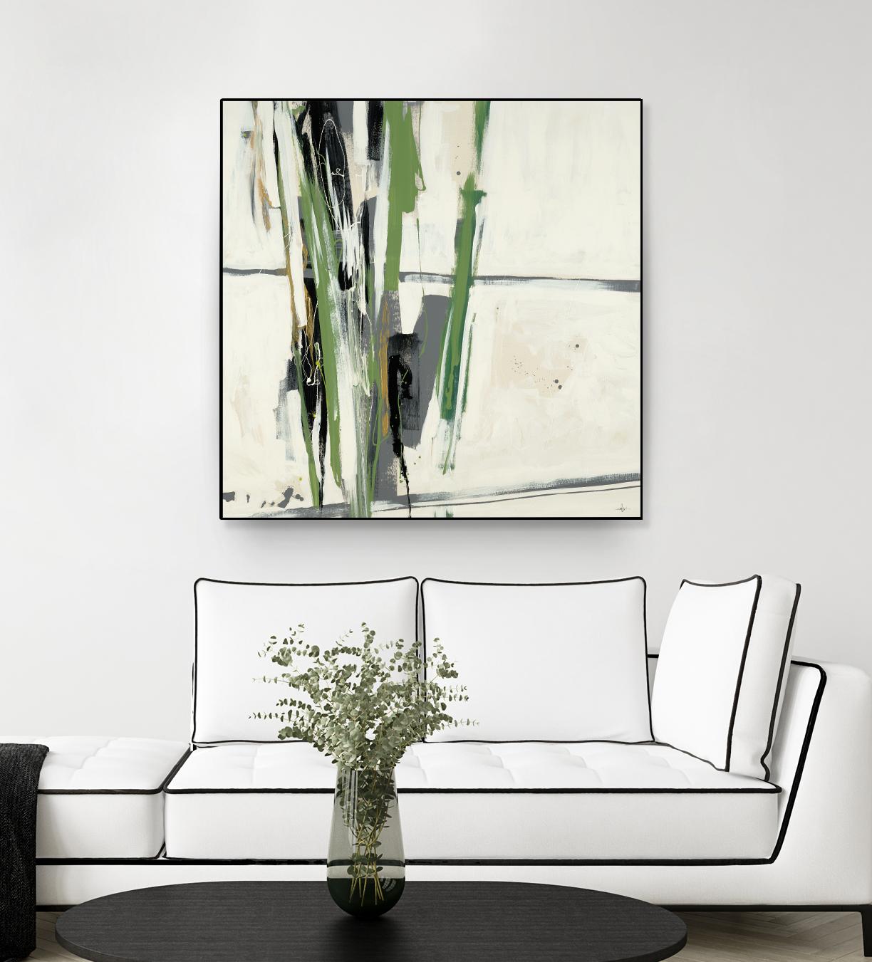 Through the Trees by KC Haxton on GIANT ART - grey abstract