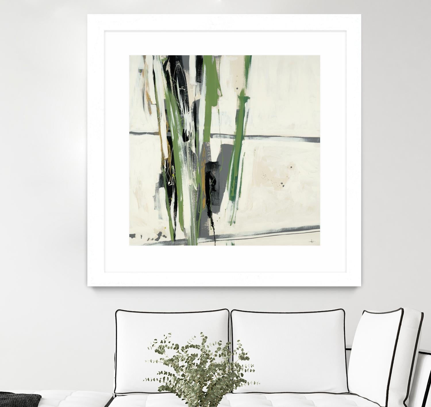 Through the Trees by KC Haxton on GIANT ART - grey abstract