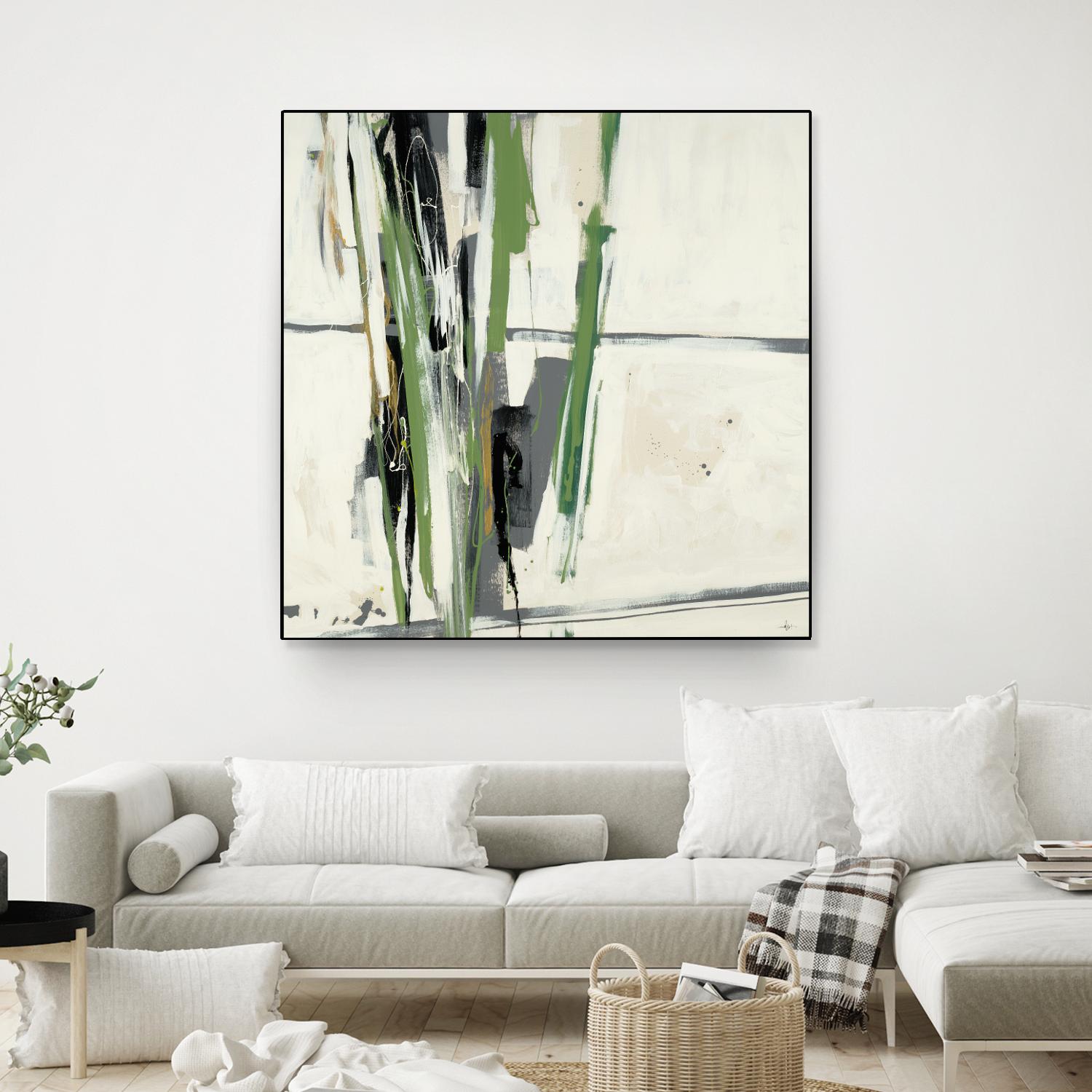 Through the Trees by KC Haxton on GIANT ART - grey abstract