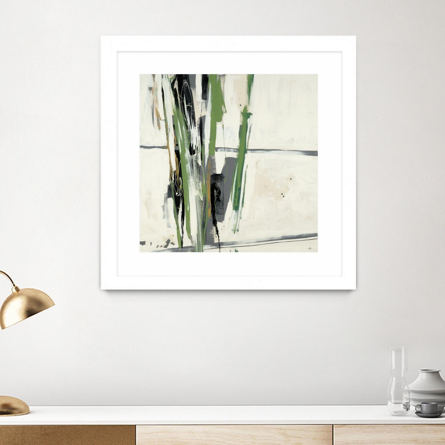 Through the Trees by KC Haxton on GIANT ART - grey abstract