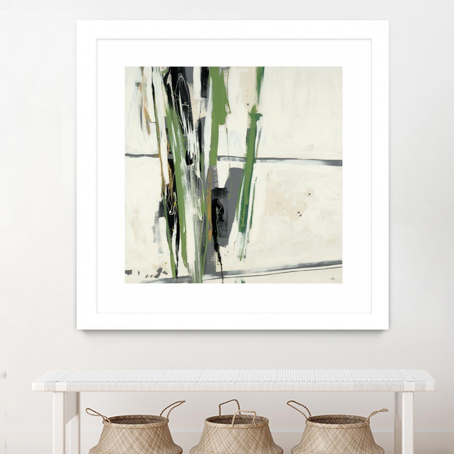 Through the Trees by KC Haxton on GIANT ART - grey abstract