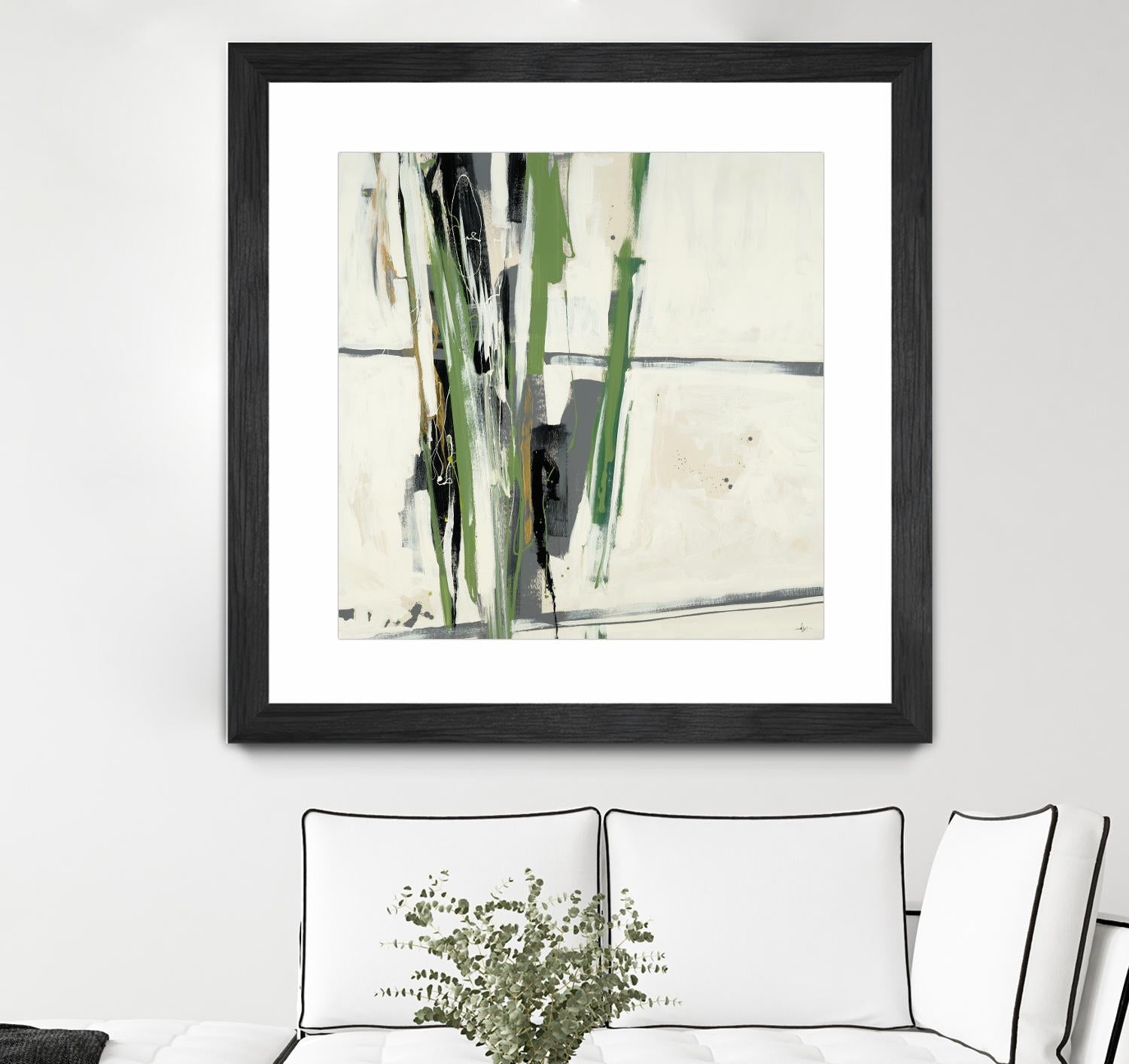 Through the Trees by KC Haxton on GIANT ART - grey abstract