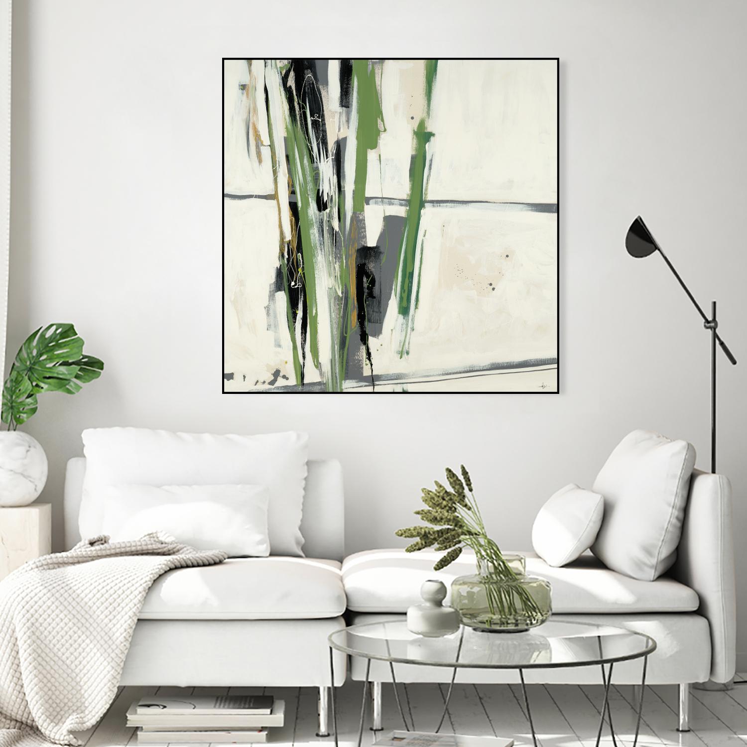 Through the Trees by KC Haxton on GIANT ART - grey abstract