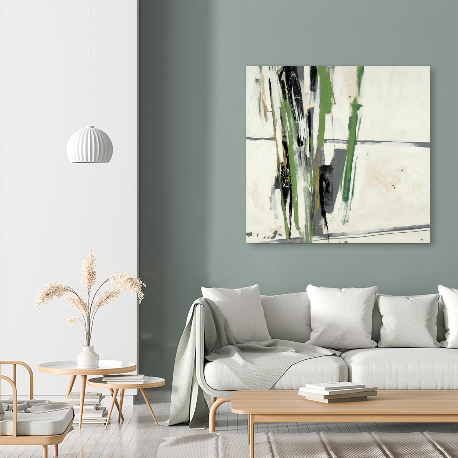 Through the Trees by KC Haxton on GIANT ART - grey abstract