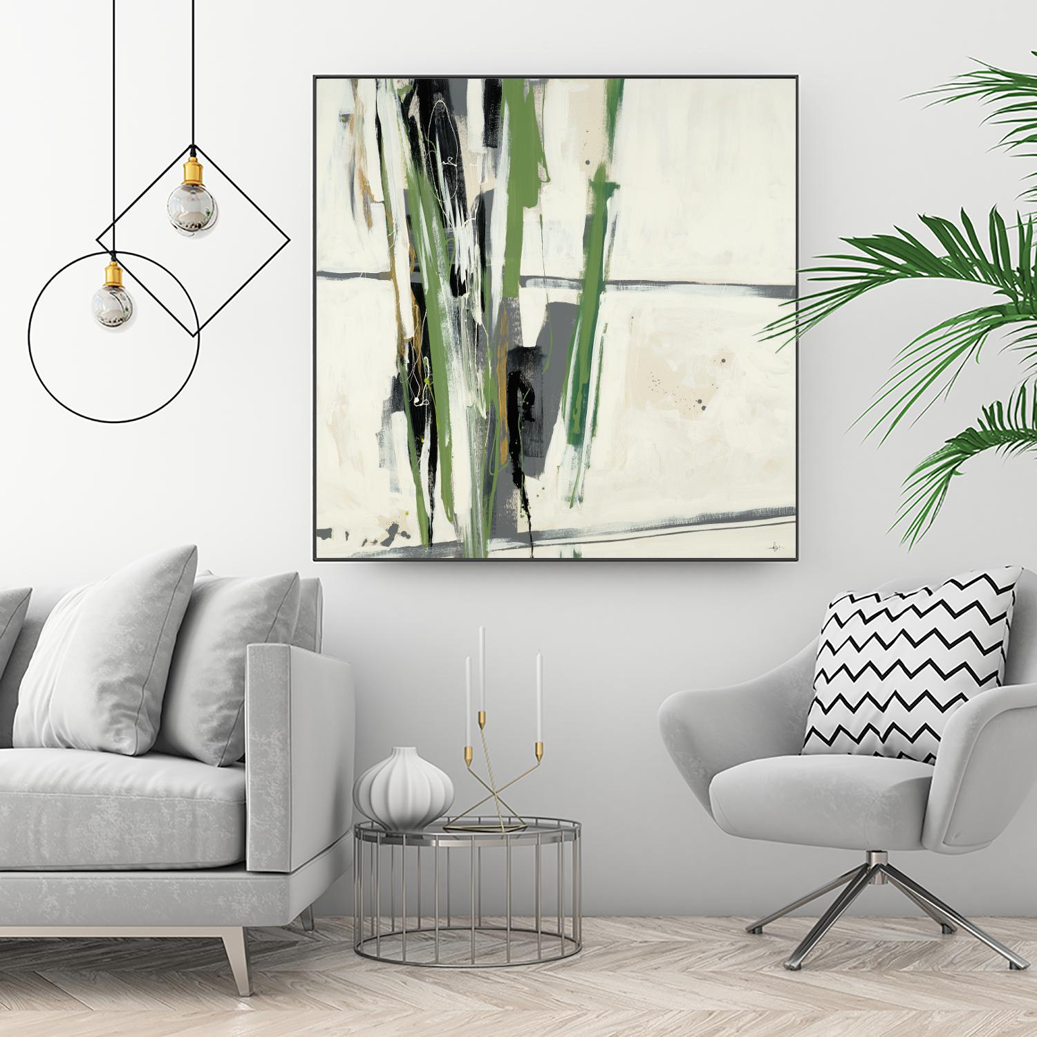 Through the Trees by KC Haxton on GIANT ART - grey abstract