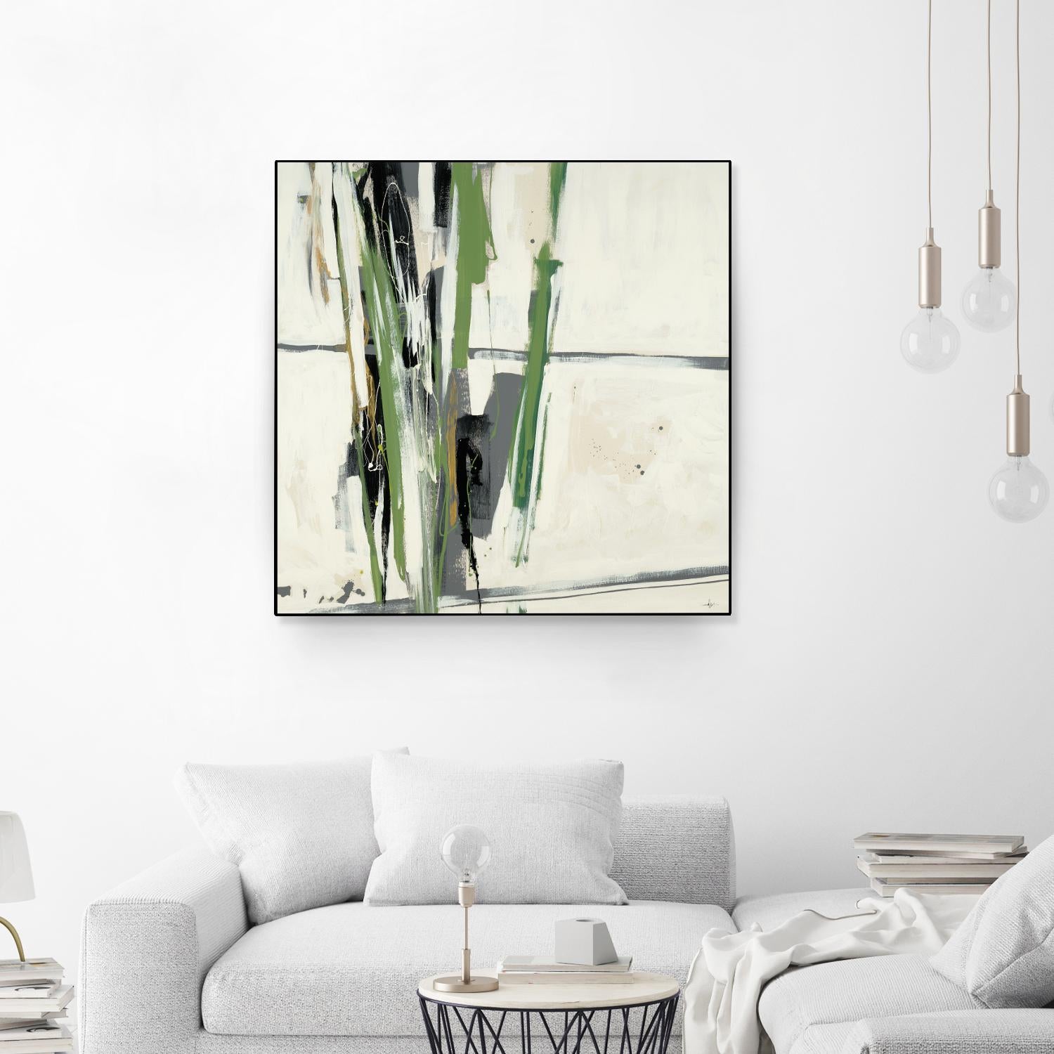 Through the Trees by KC Haxton on GIANT ART - grey abstract