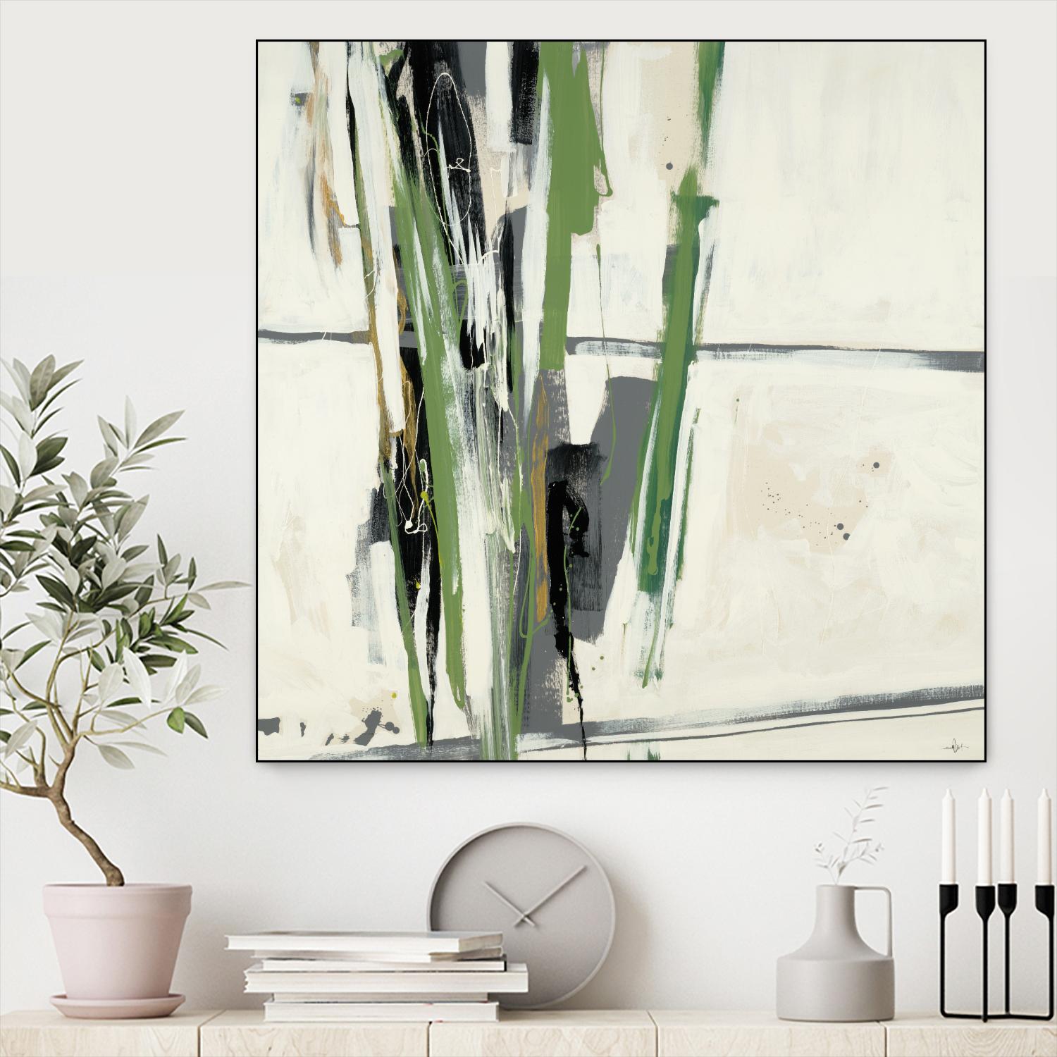 Through the Trees by KC Haxton on GIANT ART - grey abstract