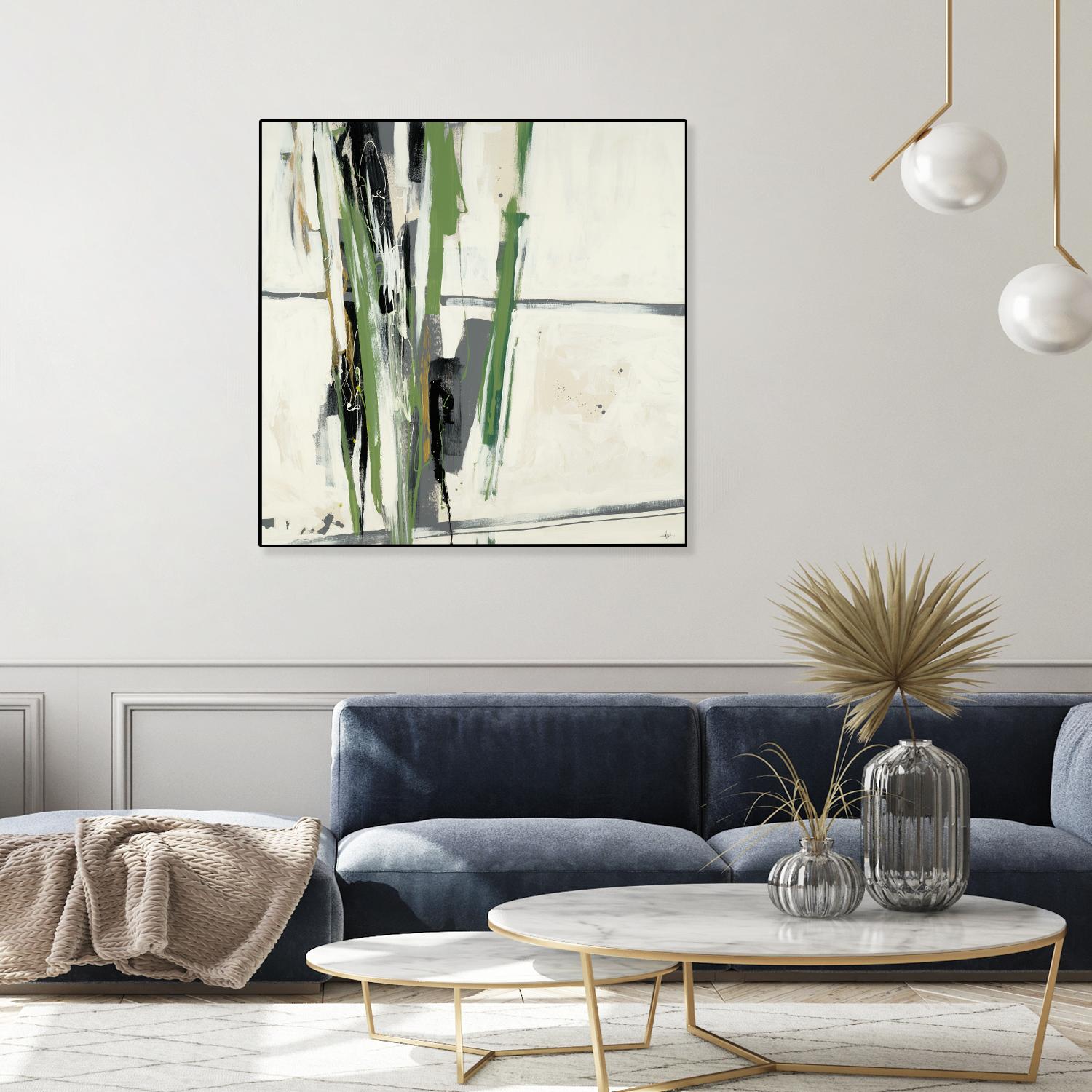 Through the Trees by KC Haxton on GIANT ART - grey abstract