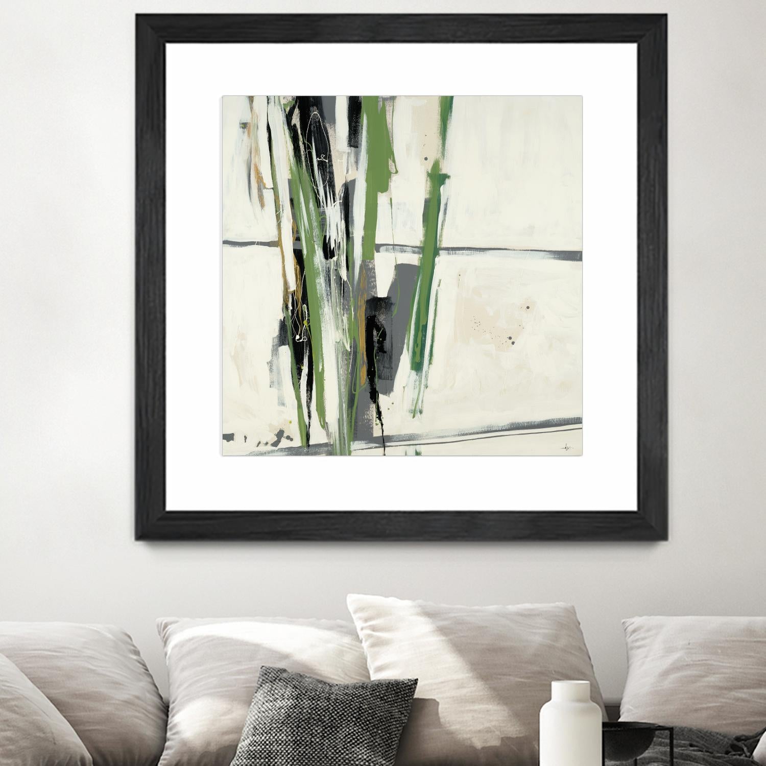 Through the Trees by KC Haxton on GIANT ART - grey abstract