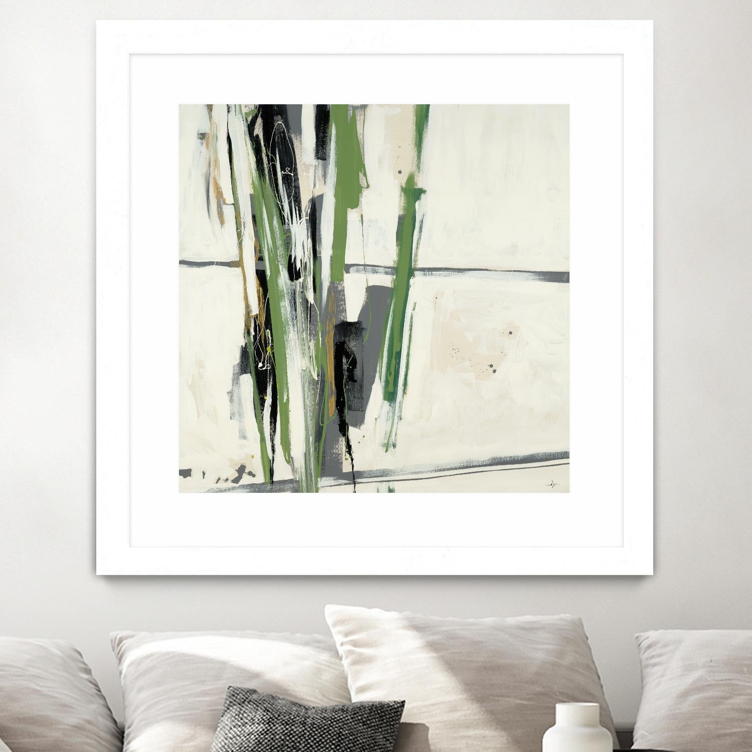 Through the Trees by KC Haxton on GIANT ART - grey abstract